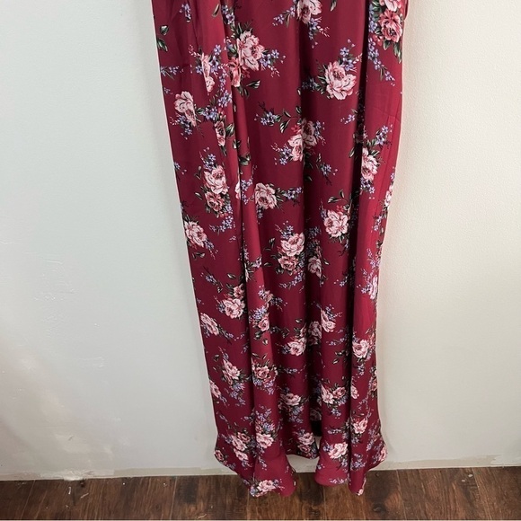 *NEW* Fame & Partners Floral Ruffle Wrap Dress - Picture 12 of 14